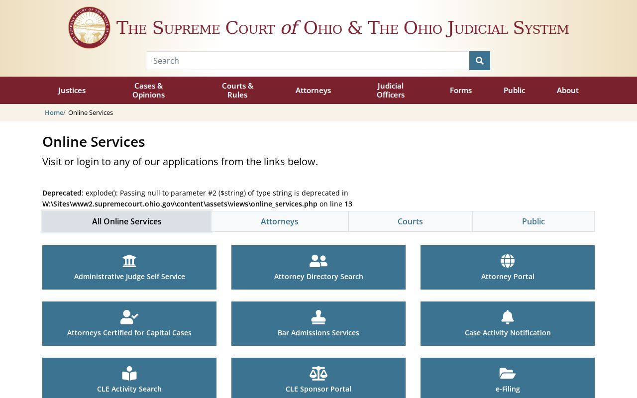 Athens County court docket Ohio Supreme Court online services