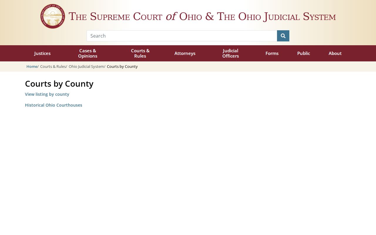 Athens County court docket Ohio trial court directory